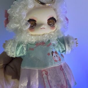 Nagi - Mountain romance series Pastel Plush Doll - Mint & Pink - cover character